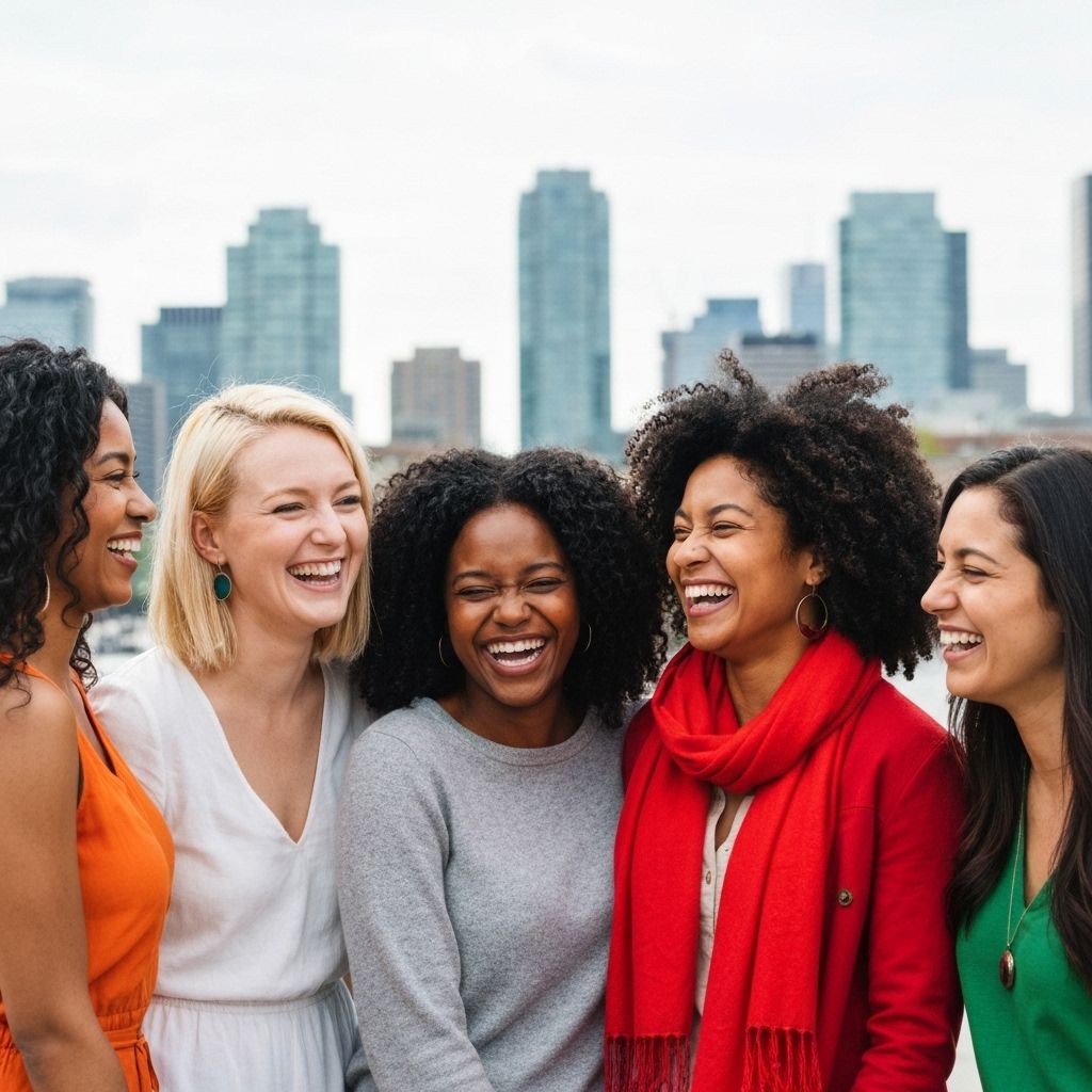 Women enjoying activities together